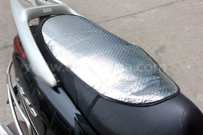combo 2 miếng phủ chống nóng yên xe, chống nóng xe máy, phủ yên xe